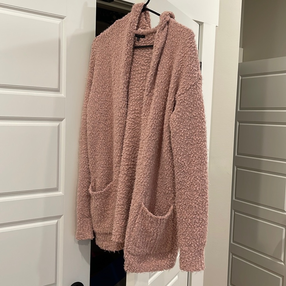 Blush, soft, hood, 2 front pockets